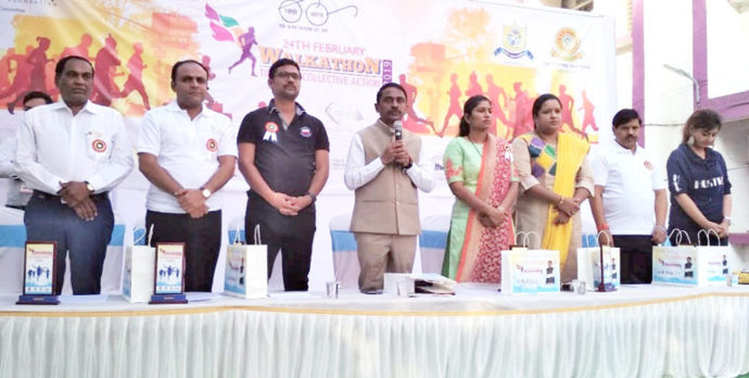 [:en]The 'Walkathon 2019' was organized by Infinity Foundation and Shri. Ramsheth Thakur Samaj Vikas Mandal at CKT College, New Panvel.[:hi]इन्फिनिटी फाऊंडेशन आणि श्री. रामशेठ ठाकूर सामाजिक विकास मंडळ यांच्या वतीने 'वॉकेथॉन २०१९' चे आयोजन नवीन पनवेलमधील सीकेटी महाविद्यालयात करण्यात आले होते[:] 1