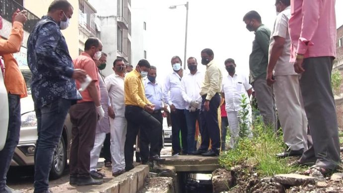 [:en]inspected the works in Kalamboli area undertaken by CIDCO[:hi]पाहणी दौरा..[:] 1