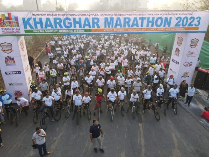 [:en]Spontaneous response to 15 Km cycling competition in Kharghar!![:hi]खारघर मध्ये 15 किमी. सायकलिंग स्पर्धेला उत्स्फूर्त प्रतिसाद[:] 1